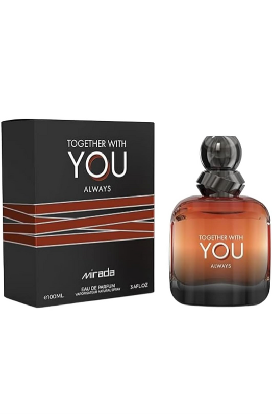 MIRADA Together With You, Men's Eau de Parfum (EDP) 3.4 FL. Oz (100ml), Men’s Perfume